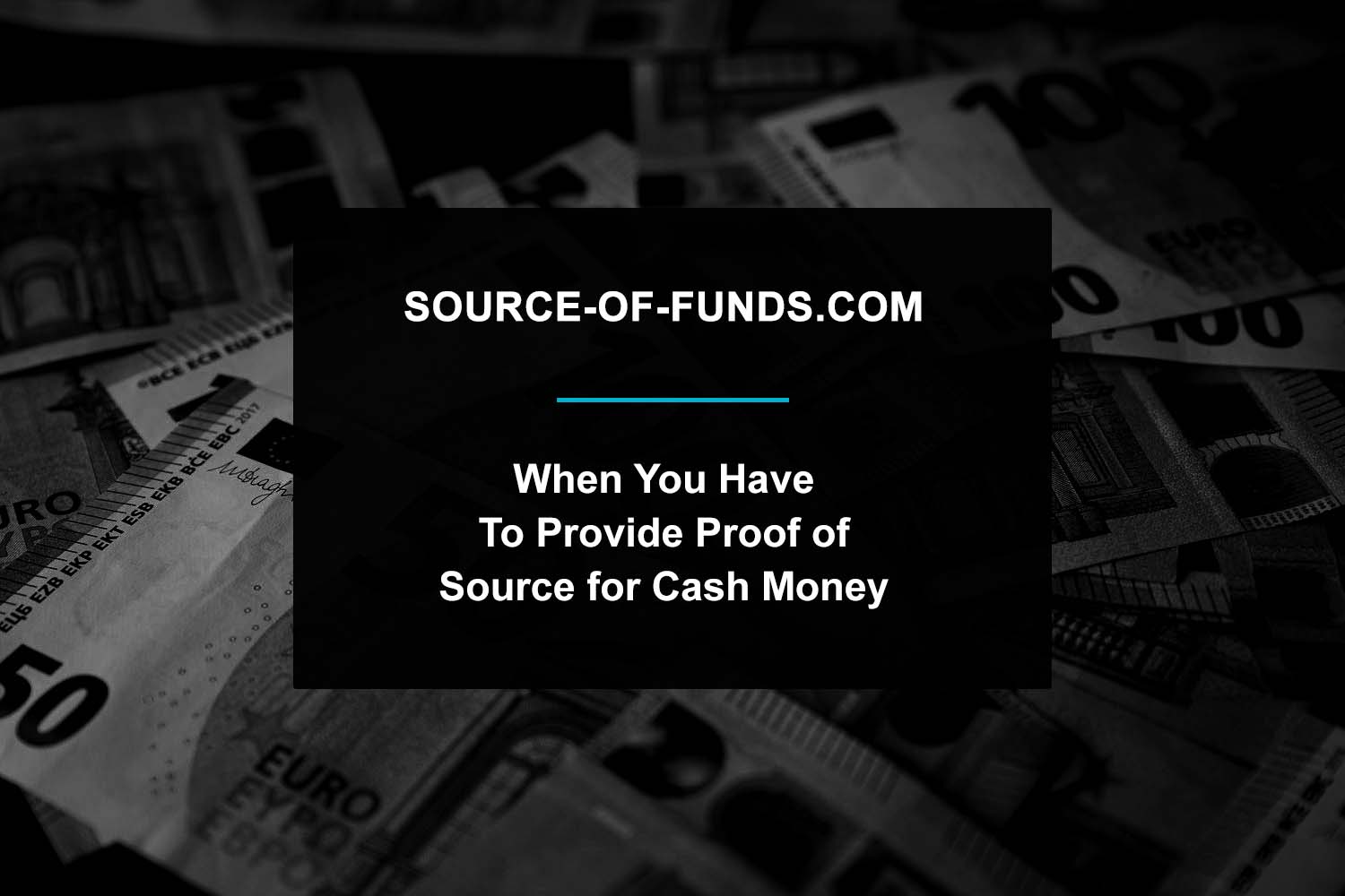 What Does Primary Source Of Funds Mean