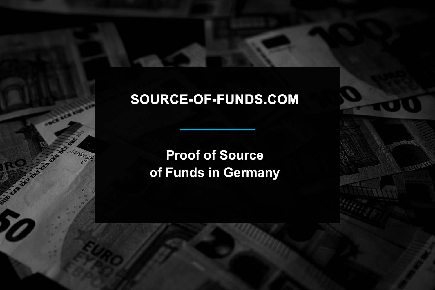 Proof Of Source Of Funds In Germany Source Of Funds